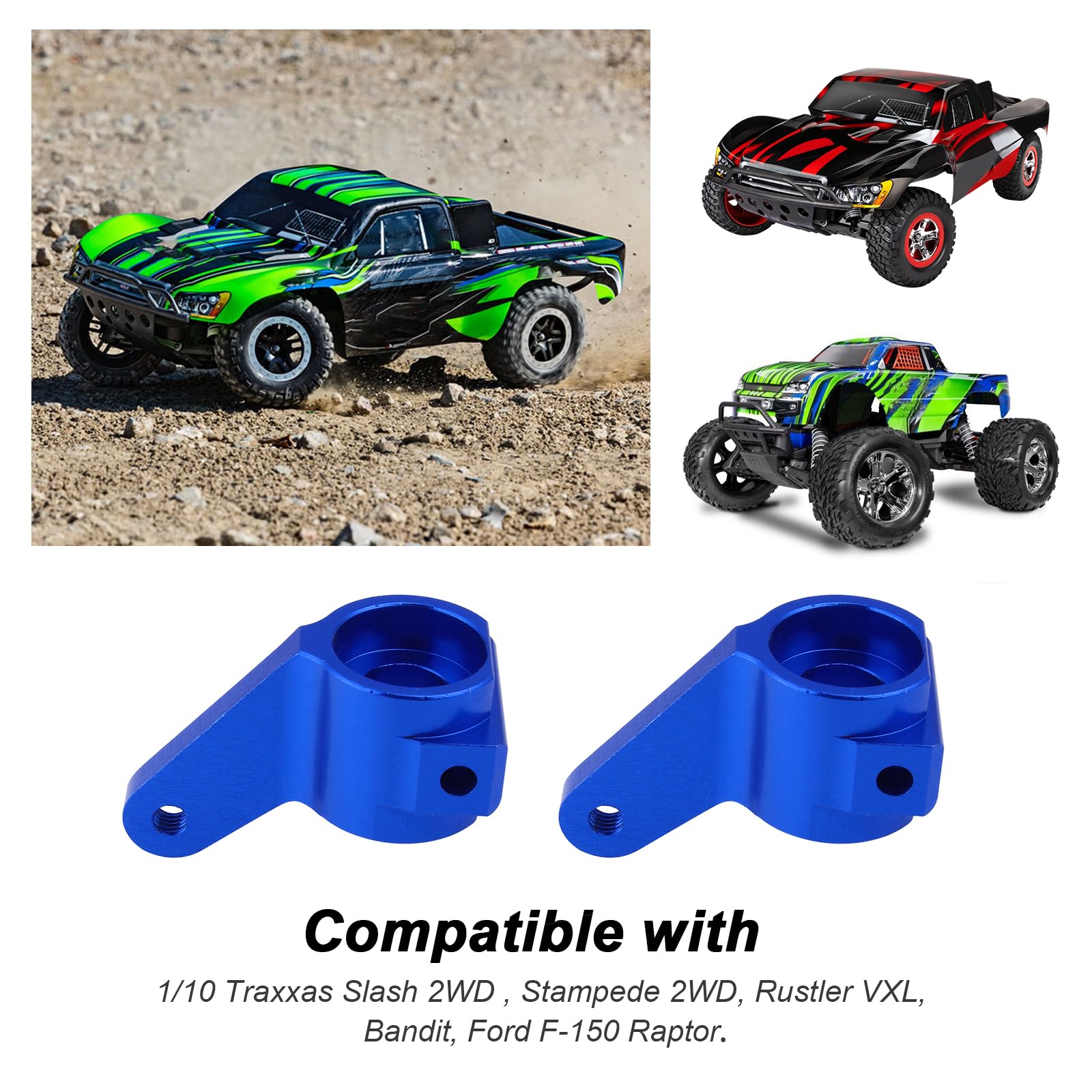 Amazon.com: Hobbypark Aluminum Front Steering Blocks Upgrade Parts